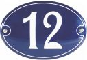 12 X 8 CM<br />
HOUSE NUMBER<br />
OVAL, CONVEX<br />
WITH FRAME