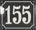 14 X 12 CM<br />
HOUSE NUMBER<br />
RECTANGEL, CONVEX