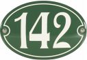 16 X 11 CM <br />
HOUSE NUMBER<br />
OVAL, CONVEX<br />
WITH FRAME