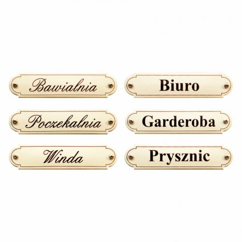 Classic<br>
8 x 2,2 cm / 11,5 x 2,7 cm